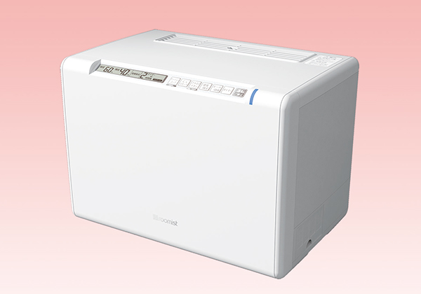Fan-powered stream humidifier (1,200ml/h model)