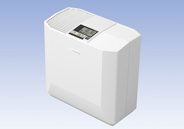 Hybrid evaporative warm-mist humidifier