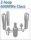 Thermal output1,650MWt Reactor Coolant System Number of loop 2Number of Steam Generator2