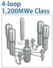 Thermal output3,411MWt Reactor Coolant System Number of loop 4Number of Steam Generator4