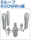 加圧水型原子炉 2ループ 600MWe級