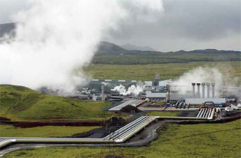 地熱発電プラント