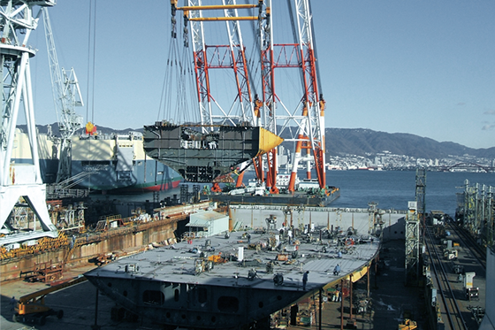 D: Blocks have been upsized in order to increase shipbuilding efficiency.