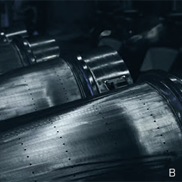 Photo:Welding a cooling structure into the combustion chamber of a gas turbine is a challenging operation.