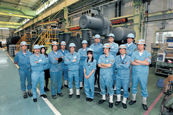 写真:大型冷凍機部メンバー