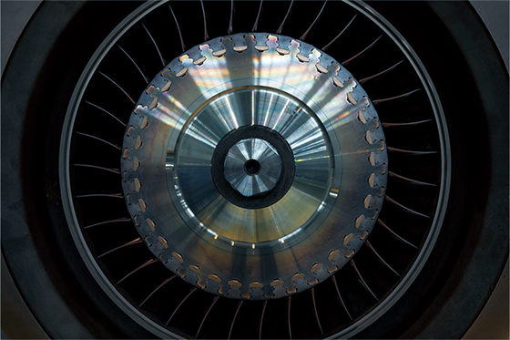The turbine rotor used in the MA90 model