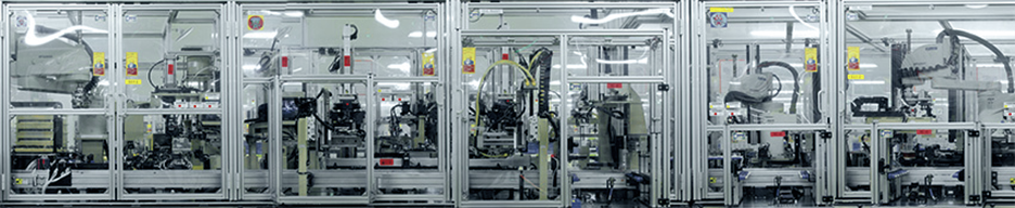 Part of the automated production line