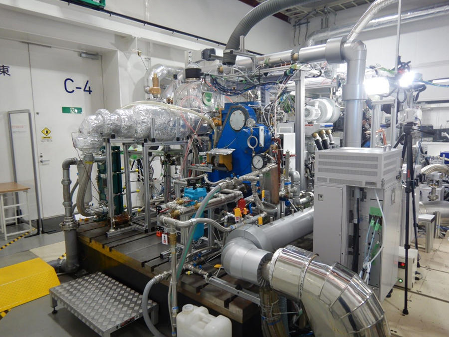 Hydrogen engine installed at the AIST Fukushima Renewable Energy Institute