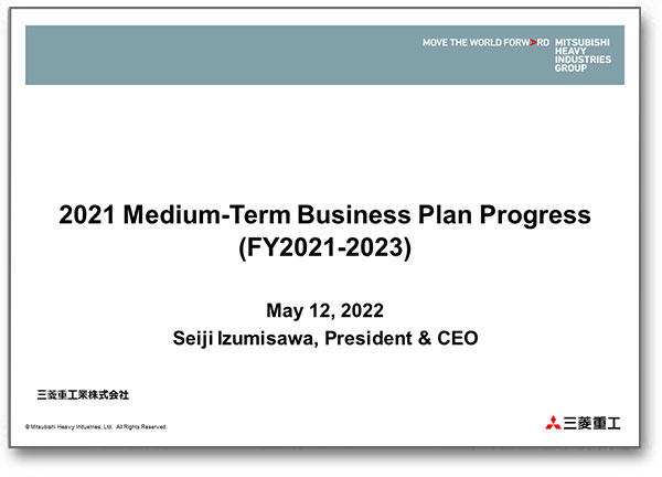 2021 Medium-Term Business Plan Progress（May12,2022）