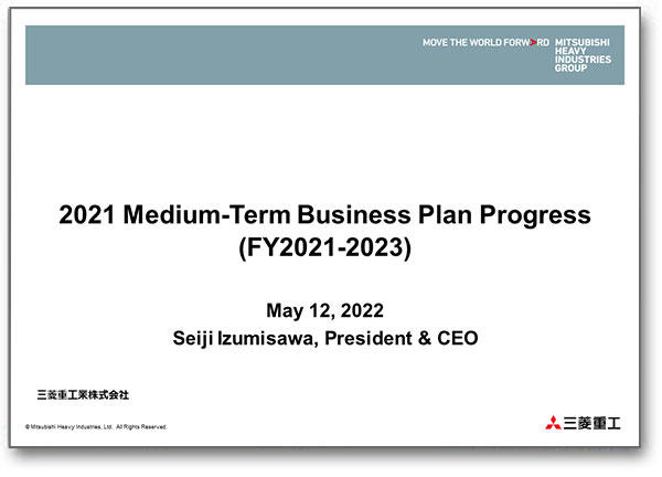2021 Medium-Term Business Plan Progress(May12,2022)