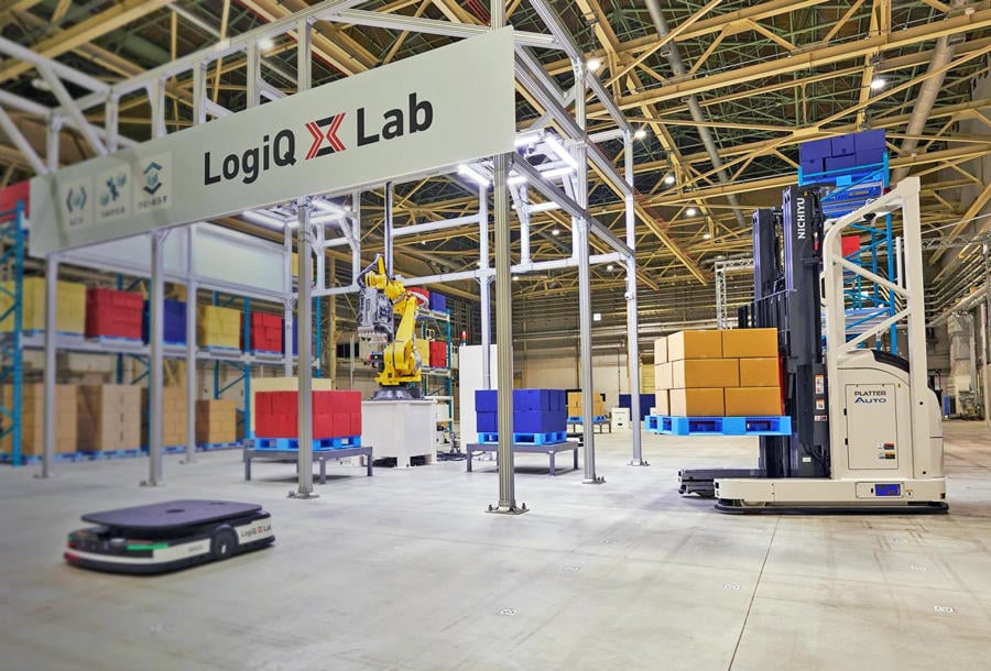 YHHで稼働を開始した実証施設「LogiQ X Labo」