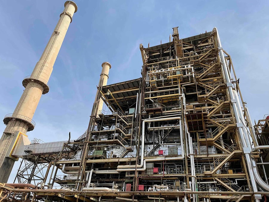 Unit 1 at the Hartha Thermal Power Station in Iraq