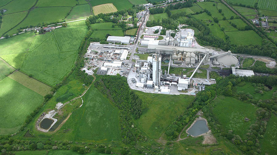 Padeswood cement plant (photo courtesy of Hanson UK)