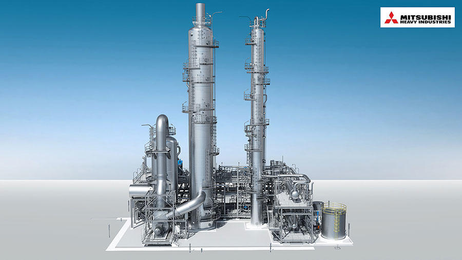 CO2回収プラントイメージ