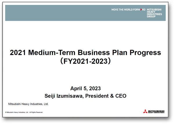 2021 Medium-Term Business Plan Progress(April 5,2023)