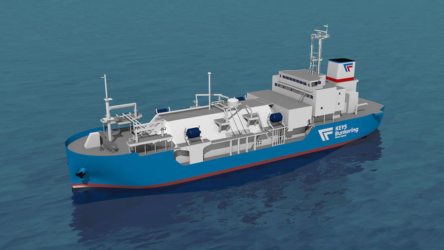 KEYS Bunkering West Japan株式会社殿向け内航LNG輸送兼バンカリング船
