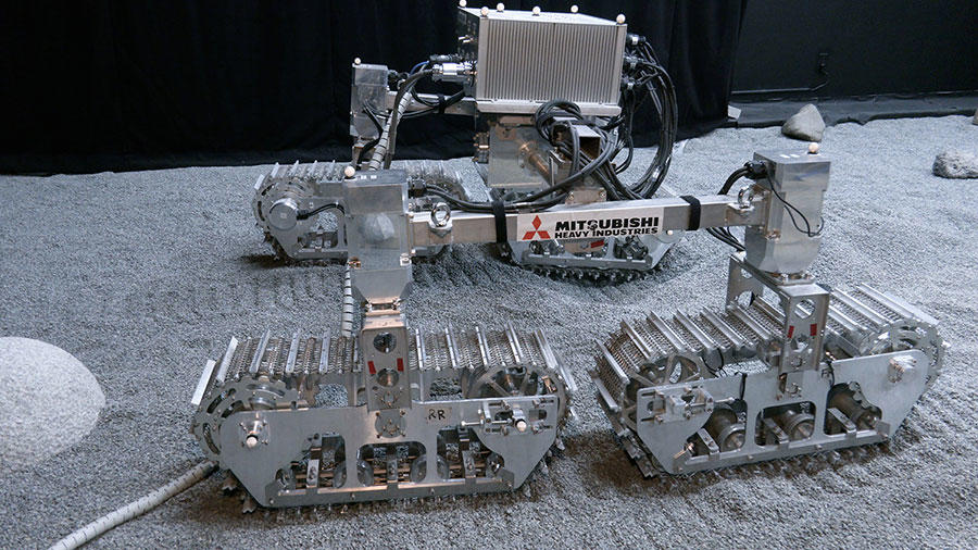 Prototype of the exploration rover (Source: JAXA)