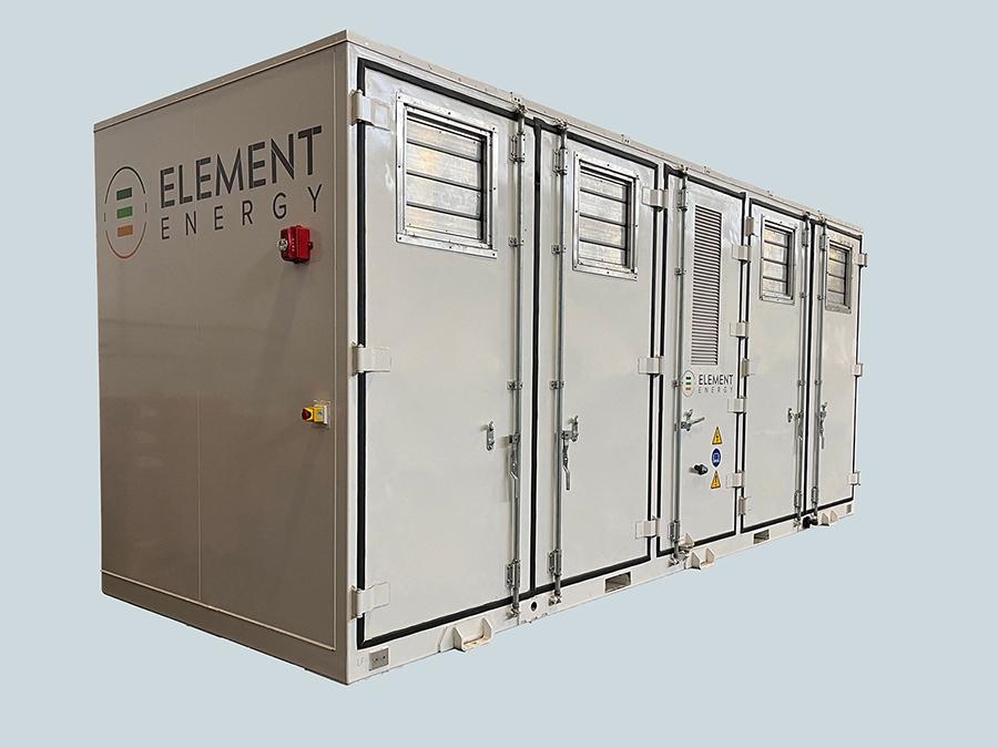 Next Generation Energy Storage System with second life battery (Provided by Element Energy)