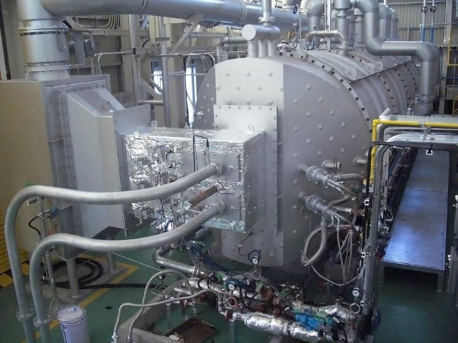 Ammonia combustion test equipment (0.5t/h furnace)
