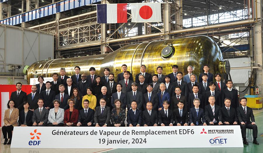 Completion ceremony at the MHI Kobe Shipyard & Machinery Works