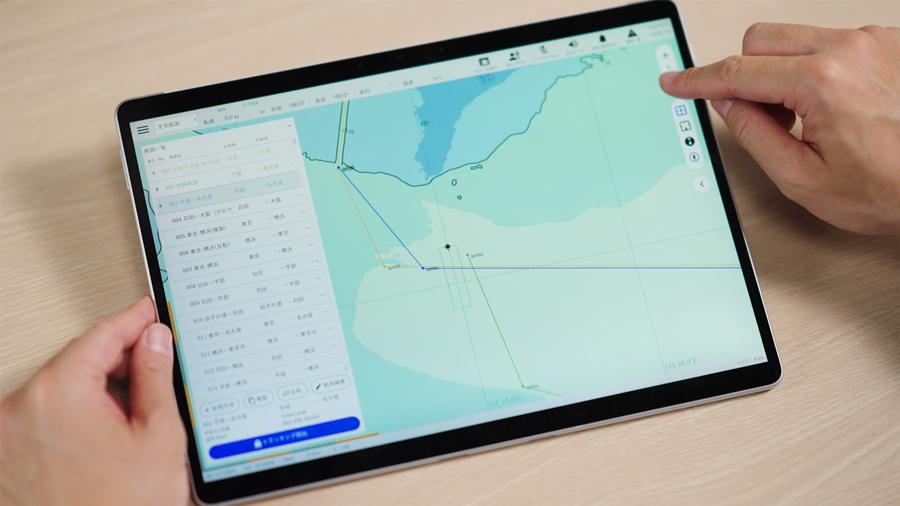 タブレット端末型運航支援システム「ナビコ」