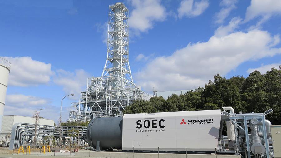 400kW class SOEC test module