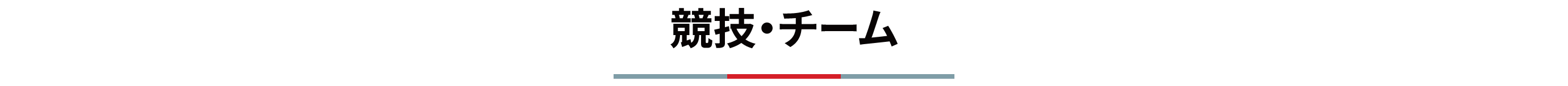 競技・チーム