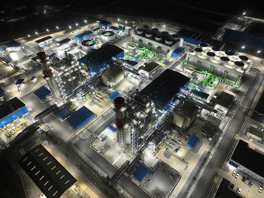 ヒンコンパワー社向けガス複合火力発電所