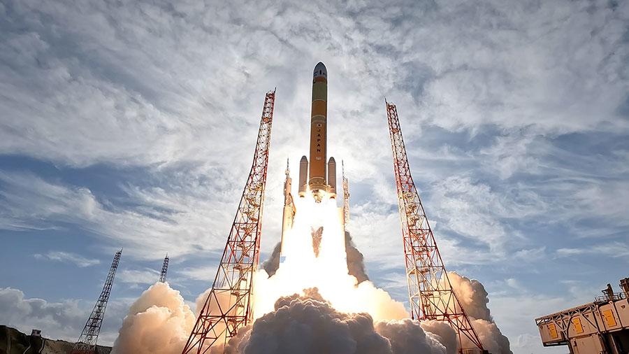 H3ロケット試験機2号機打上げ（©JAXA）