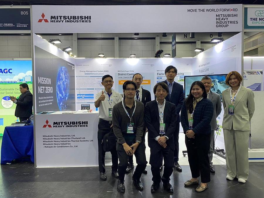 Staff of MTH/MACO/MHIT at our MHI’s booth before the event opening.