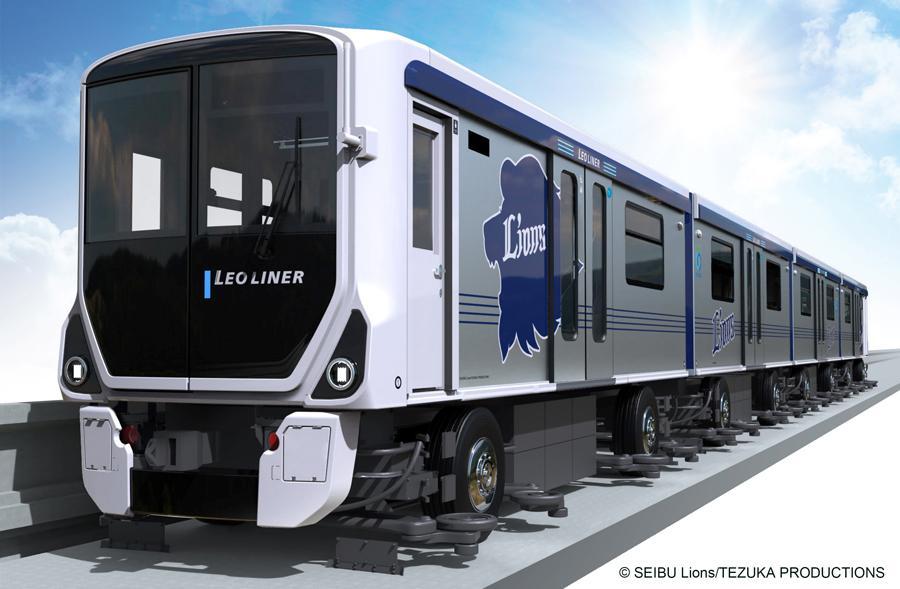 西武鉄道山口線(レオライナー)向けの新交通システム車両