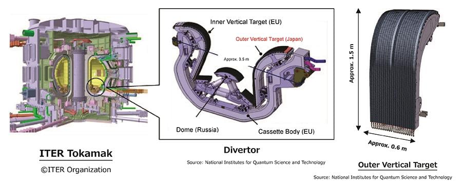 ITER Tokamak, Divertor, Outer Vertical Target