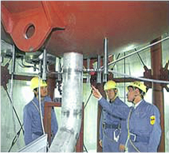 原子炉容器模擬設備 原子炉容器下部