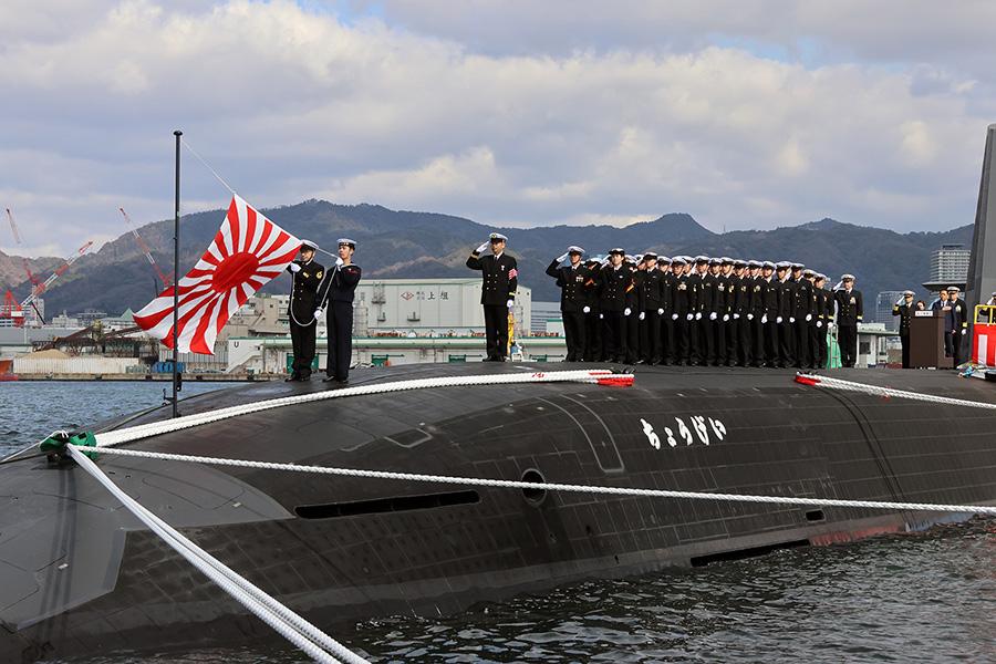 不*休様 日本海軍　戦前　伊號第六十一潜水艦 進水記念　バックル　三菱神戸造船所 防衛省向け3,000トン型潜水艦「ちょうげい」の引渡式を神戸造船所にて