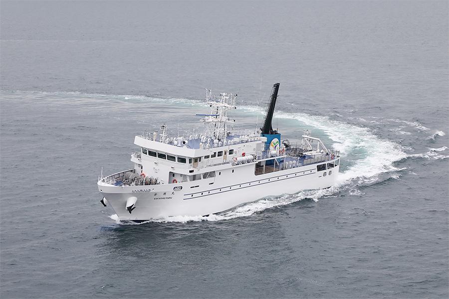 引き渡された「若潮丸」