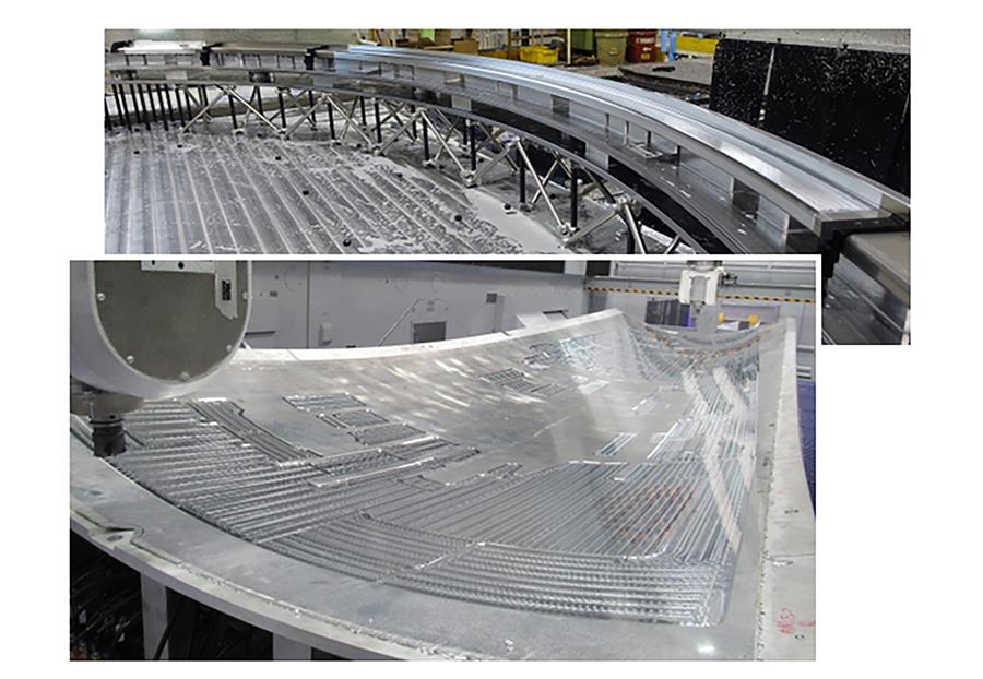 Skin (Bottom) and Frame (Top) Processed by MAG Machining