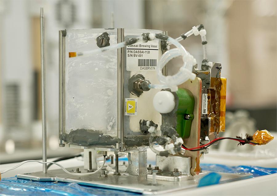 ISSから帰還した醸造装置