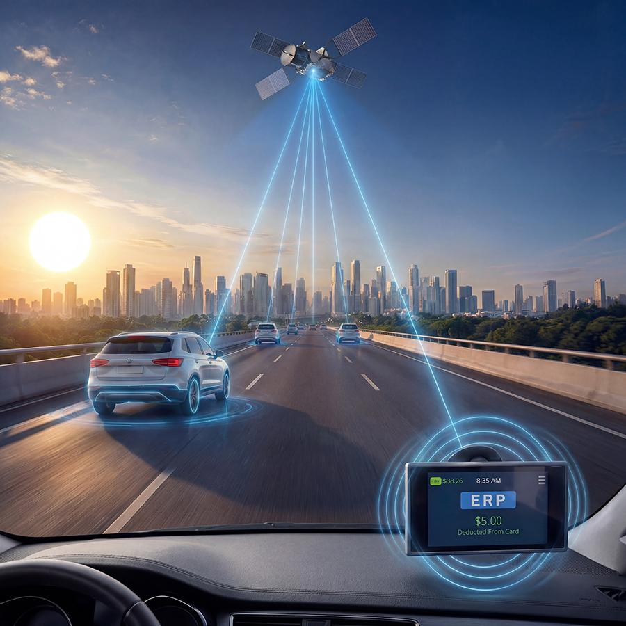 GNSS方式　Electronic Road Pricing System