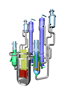 The concept of FBR commercial reactor (sodium-cooled loop type)