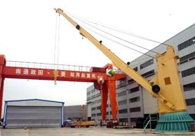 [First MHI licensed marine deck crane made by Nantong Masada]