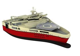 [Ramform W-class, <br />an offshore 3D seismic vessel of PGS]