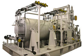 [Compressor and steam turbine for LNG plant]