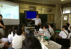 MHI Conducts Science Class on Wind Power Generation to Elementary School Students in Iwaki City, Fukushima Prefecture, Host to Offshore Wind Farm Demonstration Research Project<br/>-- Follow-up to Similar Class Held in 2012 -- 