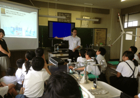 MHI Conducts Science Class on Wind Power Generation to Elementary School Students in Iwaki City, Fukushima Prefecture, Host to Offshore Wind Farm Demonstration Research Project<br/>-- Follow-up to Similar Class Held in 2012 --