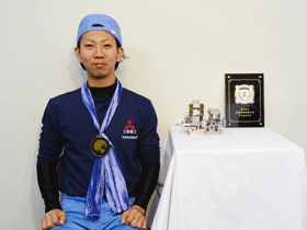gold medalist Yuhei Hiyamizu