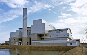 Municipal solid waste incineration plant in Yatomi