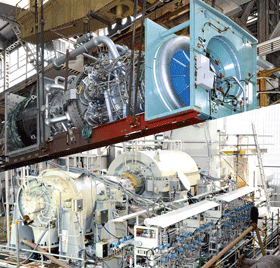 H-100 gas turbine/compressors for LNG plant