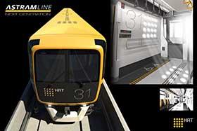 New Type Carriages for Astram Line