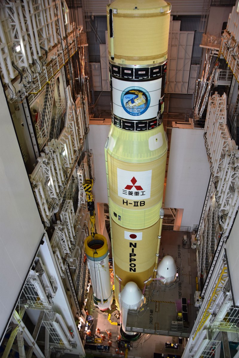 7月6日~10日 固体ロケットブースター(SRB-A)を結合しました